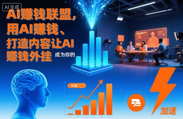 AI賺钱联盟，用AI賺钱、打造内容让AI成为你的賺钱外挂-每日必学网
