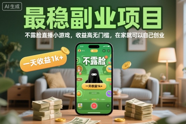 久爱副业网,网赚项目,网赚论坛博客网分享最稳副业项目，不露脸直播小游戏，收益高无门槛，一天收益1k+，在家就可以自己创业【揭秘】