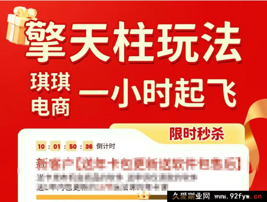 琪琪电商-拼多多擎天柱玩法【1.5版本】2025年11月_-每日必学网