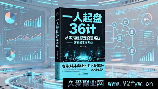 图片[1]-（16408期）36 计助你一人起盘：搭建低成本创业稳定变现系统，月入轻松超五位数-每日必学网