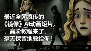 (16427期)全网超火的《镜像》AI动画短片高阶教程,倾囊相授!-每日必学网