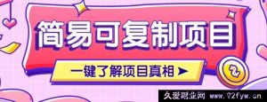 超简易易复制冷门小项目，每日仅需3分钟，单笔轻松赚200+【详细实操步骤揭秘】-每日必学网