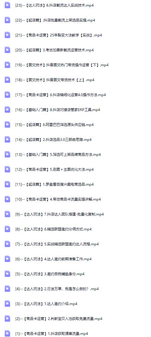 图片[6]-天祥电商25年抖店运营课程11月重磅更新47节(价值4980元)_-每日必学网