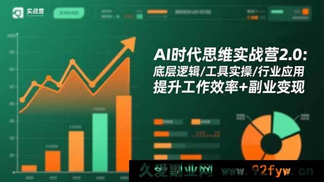 图片[1]-（16506期）AI时代思维实战进阶营：深挖底层逻辑+实操工具+行业应用，高效工作与副业变现双丰收-每日必学网