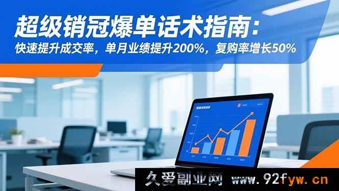 图片[1]-（16511期）超级销冠爆单秘籍：极速提成交率，月业绩飙升200%，复购率猛涨50%-每日必学网