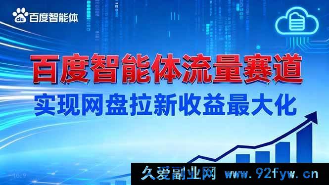 图片[1]-（16573期）深挖百度智能体流量蹊径，达成网盘拉新收益极致化-每日必学网