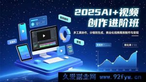 （16622期）AI赋能视频创作高阶班：多工具协同，从分镜至生成，实现商业化视频高效制作与变现新突破-每日必学网