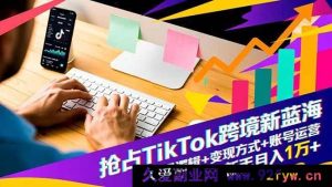 （16640期）深挖TikTok跨境新商机：流量密码+变现门道+账号实操，小白轻松月入过万-每日必学网