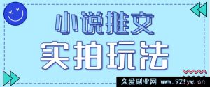 小说推广实景操作模式，零投入零难度一单赚10元，月入过万超轻松-每日必学网