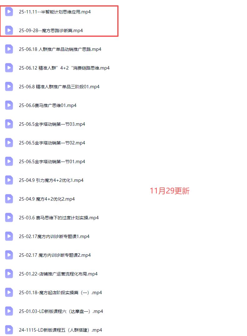 图片[4]-老邓电商-2025淘宝开店运营教程直通车11月29重磅更新 (价值3980元)_-每日必学网