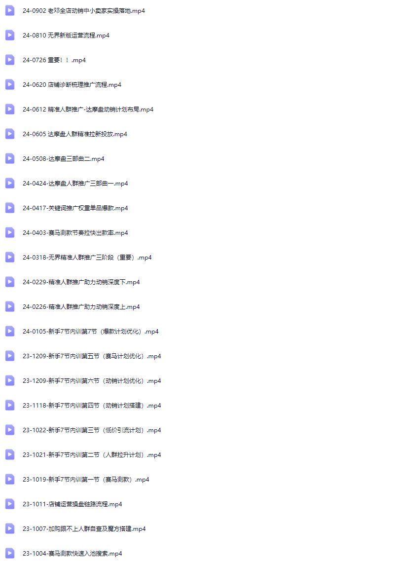 图片[5]-老邓电商-2025淘宝开店运营教程直通车11月29重磅更新 (价值3980元)_-每日必学网