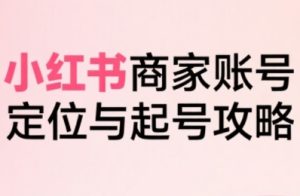 小红书电商全链路实战从定位到爆单,系统拆解小红书商家起号全流程(更新)-每日必学网