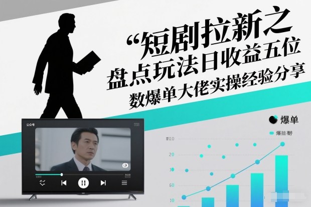 短剧拉新之盘点玩法日收益五位数爆单大佬实操经验分享-每日必学网