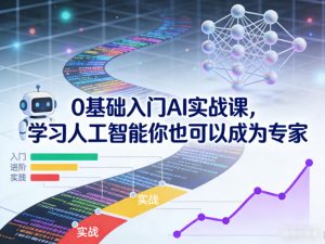 0基础入门AI实战课，学习人工智能你也可以成为专家-每日必学网