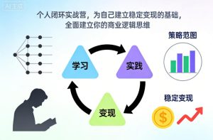 个人闭环实战营，为自己建立稳定变现的基础，全面建立你的商业逻辑思维-每日必学网