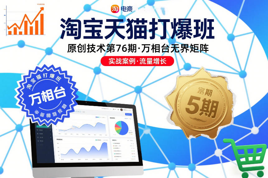 久爱副业网,网赚项目,网赚论坛博客网分享淘宝天猫打爆班原创技术第76期，万相台无界矩阵