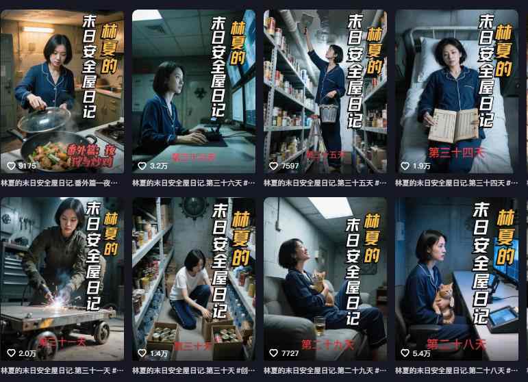 久爱副业网,网赚项目,网赚论坛博客网分享十个作品涨粉近20W！用AI制作末日安全日记连载，日入4位数，评论区爆肝求更新（附详细步骤）