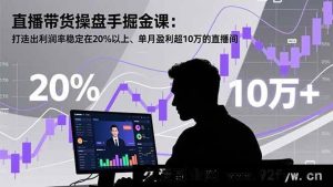 （16727期）直播带货操盘秘籍：构建月赚超10万且利润率20%+的直播间-每日必学网