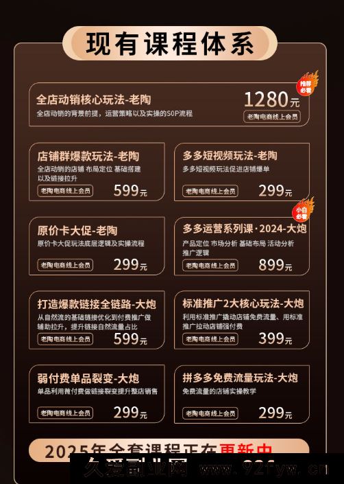 图片[2]-老陶电商拼多多线上SVIP25年12月22日更新(价值1780元)_-每日必学网