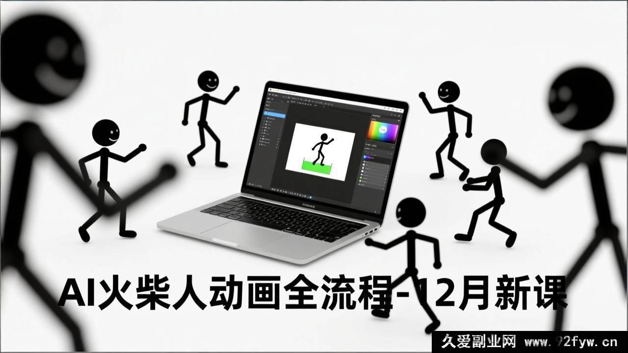 图片[1]-（16861期）零基础AI火柴人动画全流程：新技法下文案生成、声音克隆与视频剪辑高效产出-每日必学网