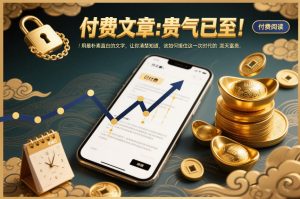 付费文章：贵气已至！用最朴素直白的文字，让你清楚知道，该如何接住这一次时代的泼天富贵-每日必学网