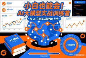 小白也能会！AI大模型实战训练营，从入门到实战轻松上手-每日必学网