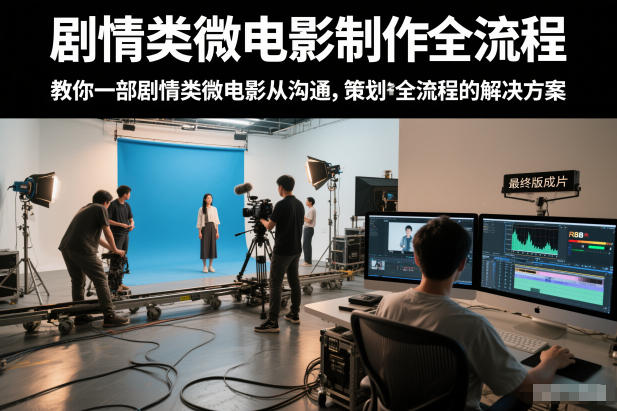 久爱副业网,网赚项目,网赚论坛博客网分享剧情类微电影制作全流程，教你一部剧情类微电影从沟通，策划到拍摄制作全流程的解决方案