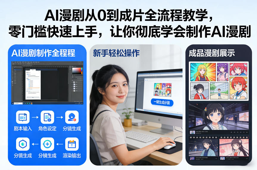 AI漫剧从0到成片全流程教学，零门槛快速上手，让你彻底学会制作AI漫剧【保姆级教程】-每日必学网