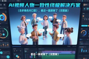 AI视频人物一致性终极解决方案（含多角色对口型），看这一篇就够了（完整版）-每日必学网