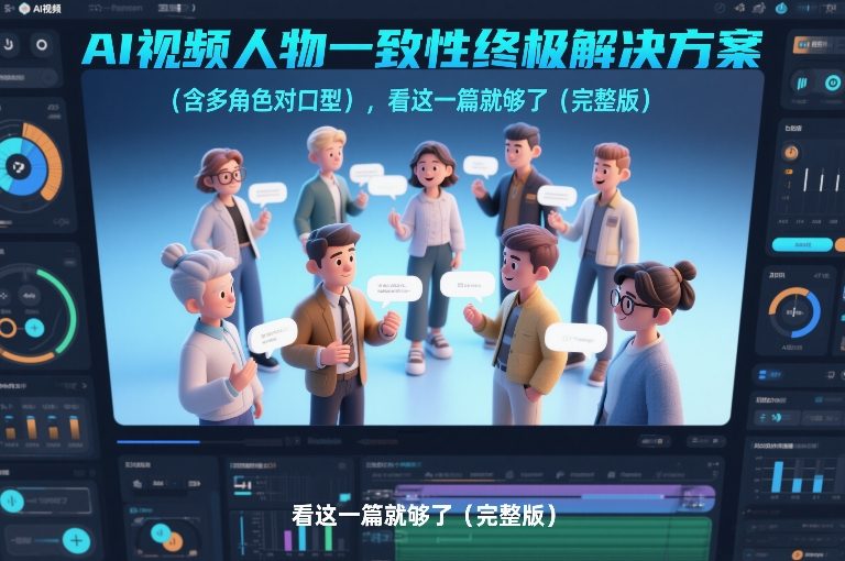 AI视频人物一致性终极解决方案（含多角色对口型），看这一篇就够了（完整版）-每日必学网