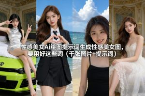 性感美女Ai绘图提示词生成性感美女图，要用好这些词（千张图片+提示词）-每日必学网