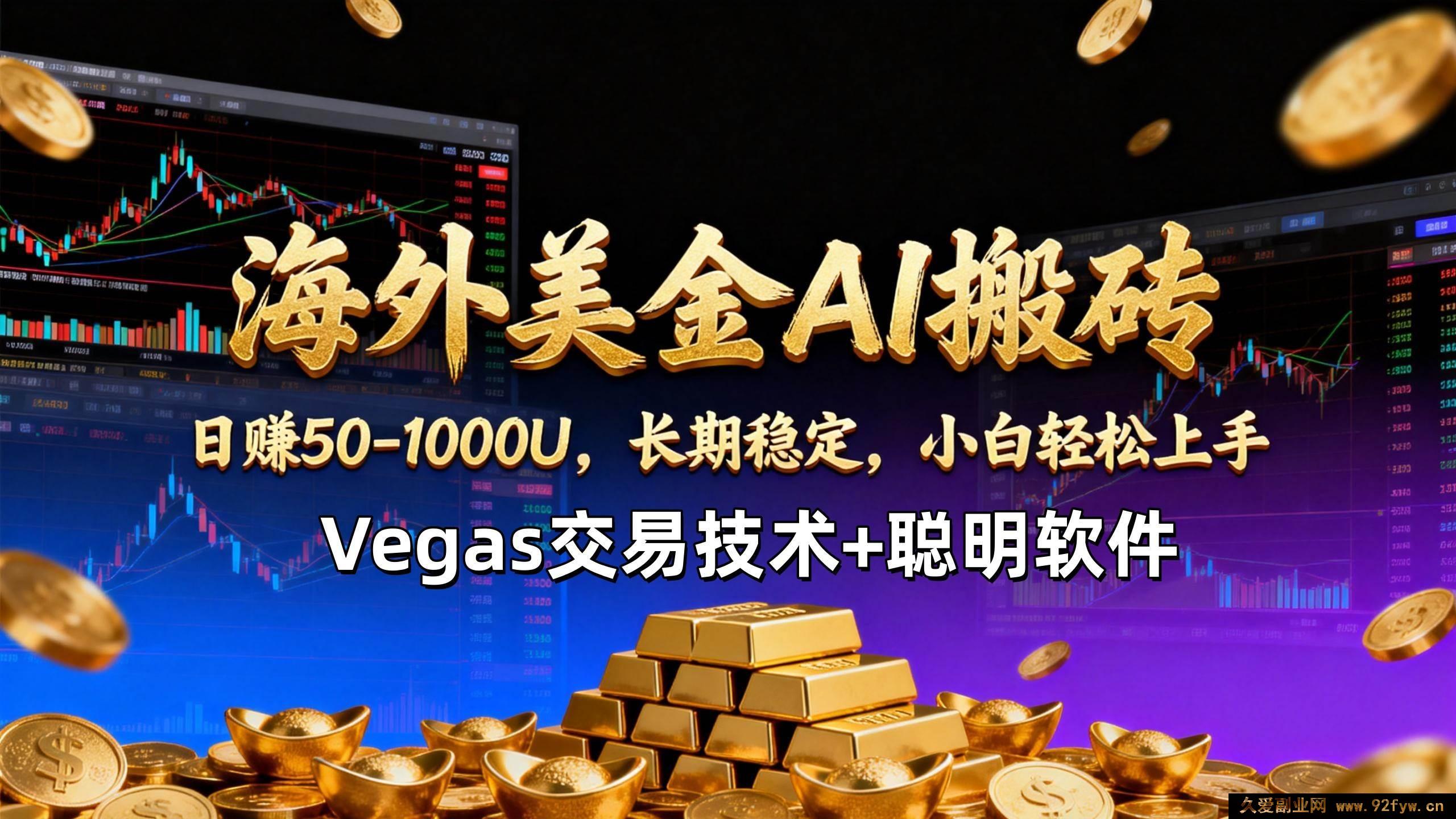 图片[1]-（17143期）【跨境AI美金套利】Vegas交易策略+智能工具，日入50-1000美元，持续稳定盈利，新手快速上手-每日必学网
