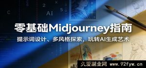 新手Midjourney关键词教程：风格全解析，AI绘画零基础入门到精通-每日必学网