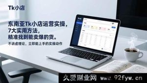 （17041期）东南亚TK小店实战落地：核心7技巧选品精准爆单，拒绝空理论拿来就用-每日必学网