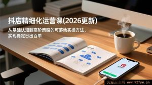 （17060期）2026最新抖店运营实操课 精细化从0到1落地 稳定实现日出百单-每日必学网