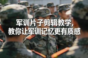 军训片子剪辑教学，教你让军训记忆更有质感-每日必学网