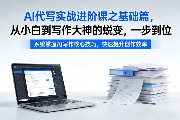 久爱副业网,网赚项目,网赚论坛博客网分享AI代写实战进阶课之基础篇，从小白到写作大神的蜕变，一步到位【揭秘】