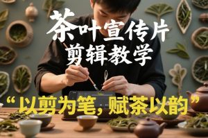 茶叶宣传片剪辑教学,以剪为笔,赋茶以韵,新手也能拍出高级感-每日必学网