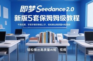 即梦Seedance2.0新版5套保姆级教程,干货拉满,手把手教你快速上手,轻松做出高质量AI短视频-每日必学网