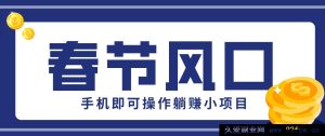 2025春节快手极速版拉新赚钱 一单赚20元 零门槛手机操作 官方扶持躺赚副业-每日必学网