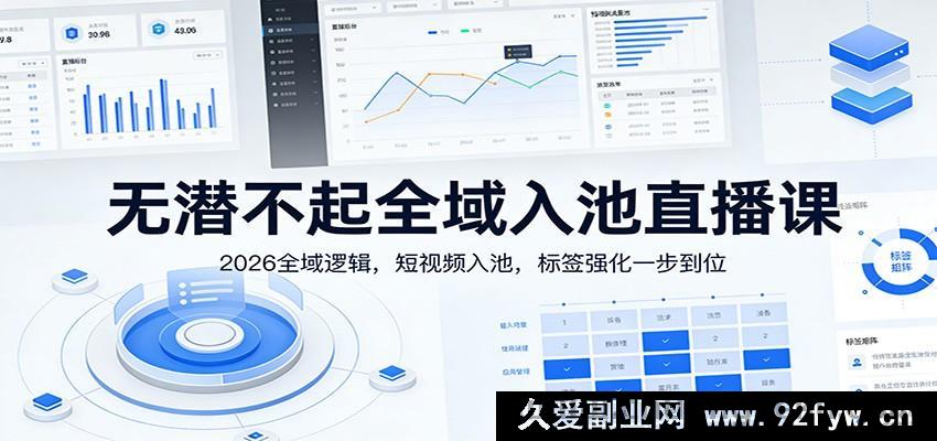 图片[1]-保姆级零冷启动起号直播课 2025-2026全域流量玩法 抖音短视频流量激活+精准标签打造全攻略-每日必学网