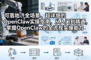 可落地、全场景、超详细的OpenClaw实操指南，从入门到精通，掌握OpenClaw的全流程实操能力-每日必学网
