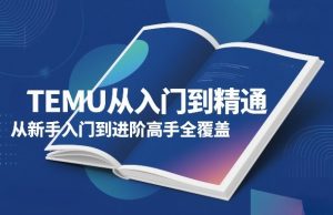 TEMU从入门到精通，从新手入门到进阶高手全覆盖-每日必学网